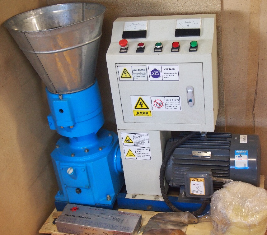 Pellettikone pellettipuristin 7,5kW ohjauspaneelilla ja Siemens Pellettikone pellettipuristin 7,5kW ohjauspaneelilla ja Siemens