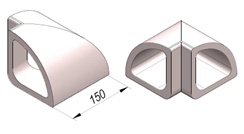 Omega ilmastointikanavat - osa EL