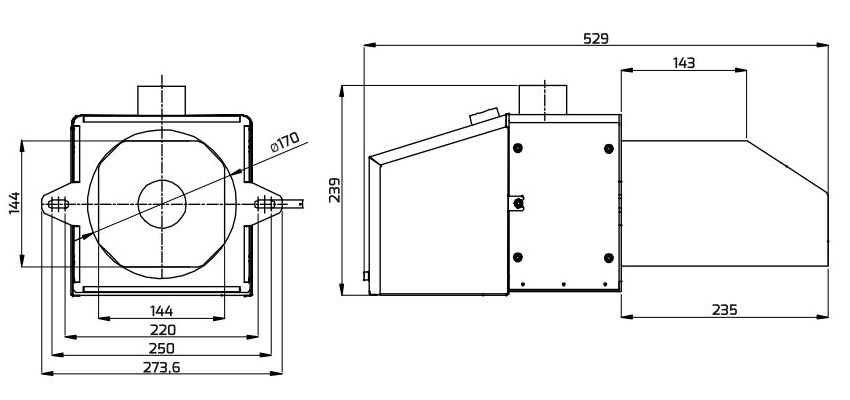 (image for) Pellet burner X35 8-35 kW