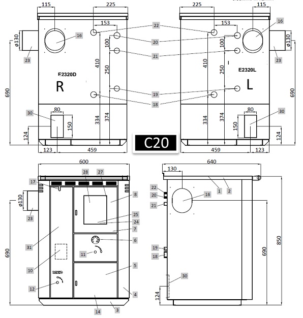 (image for) Cooker Boiler C20