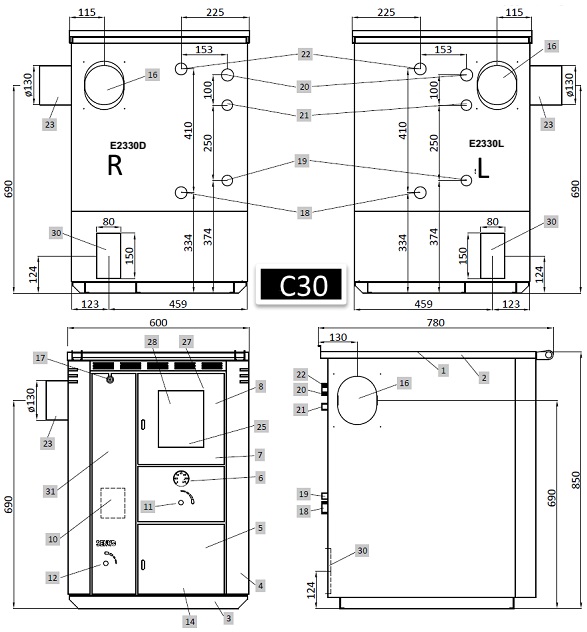 (image for) Cooker Boiler C30